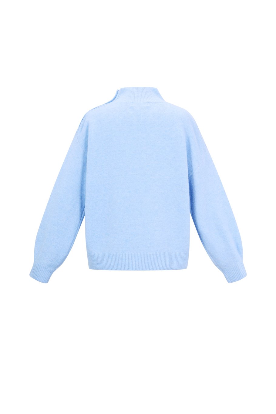 Polyester Sweater met Zijknopen
