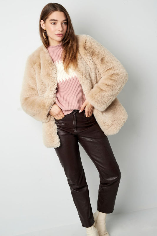 Faux Furry Coat