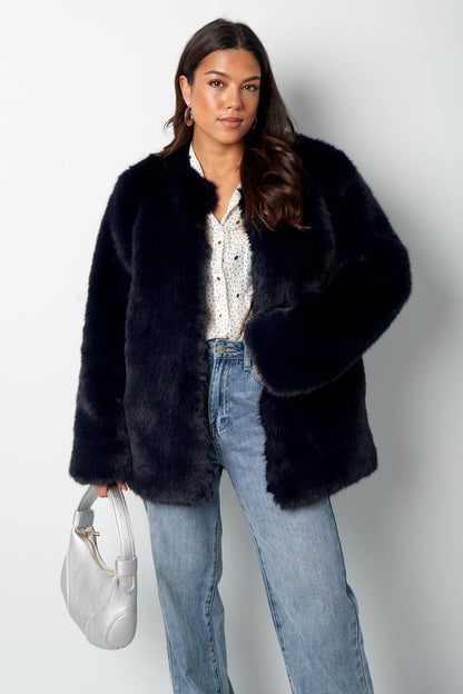 Faux Furry Coat