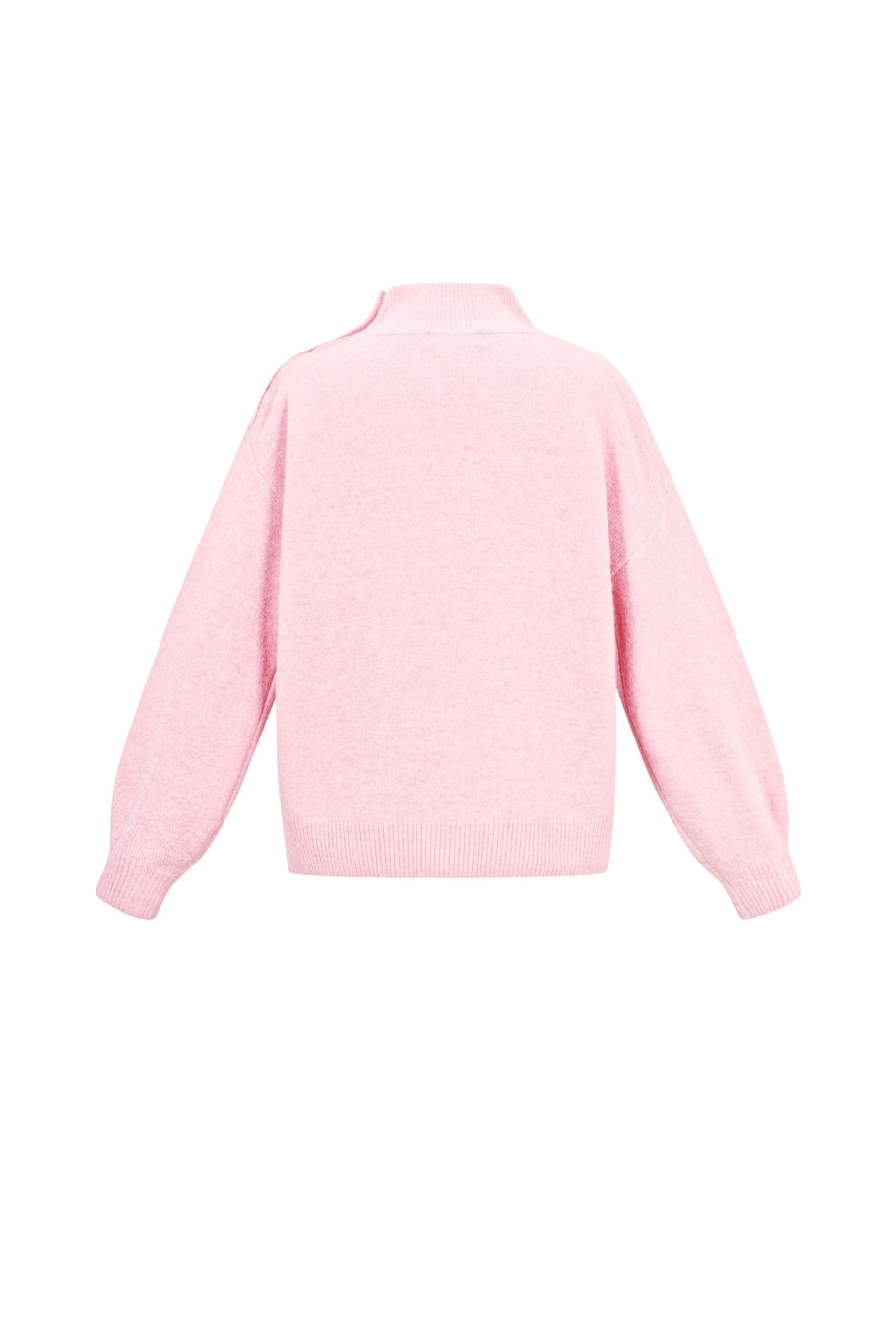 Polyester Sweater met Zijknopen