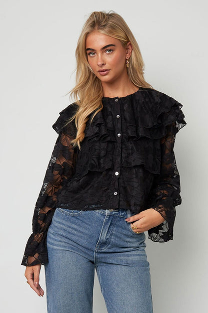 Layered Lace Blouse