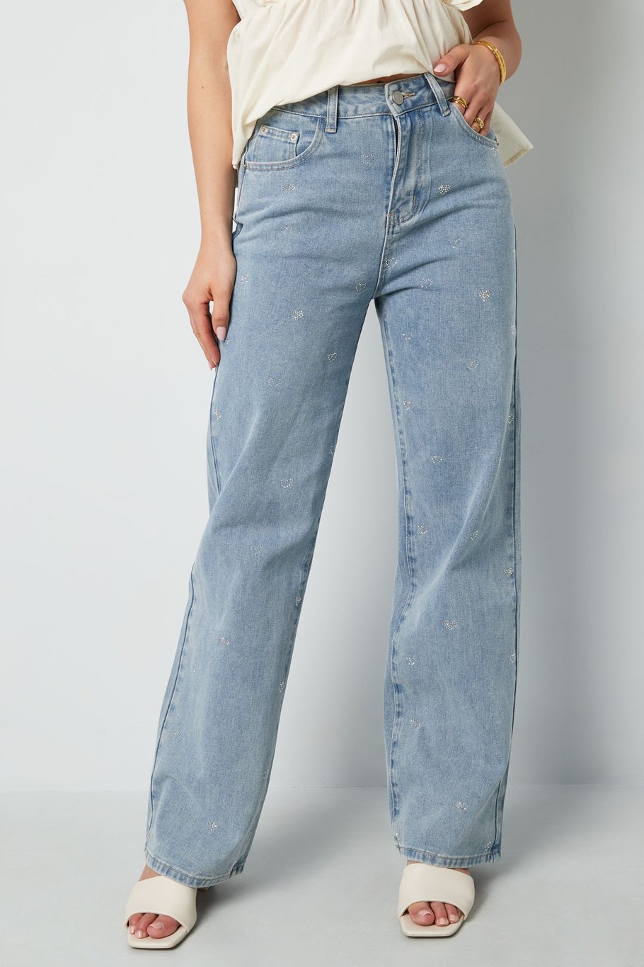 Hartjes Glitter Jeans