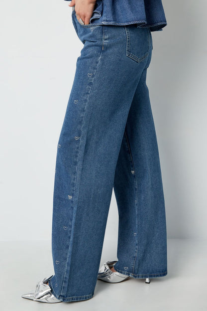 Hartjes Glitter Jeans