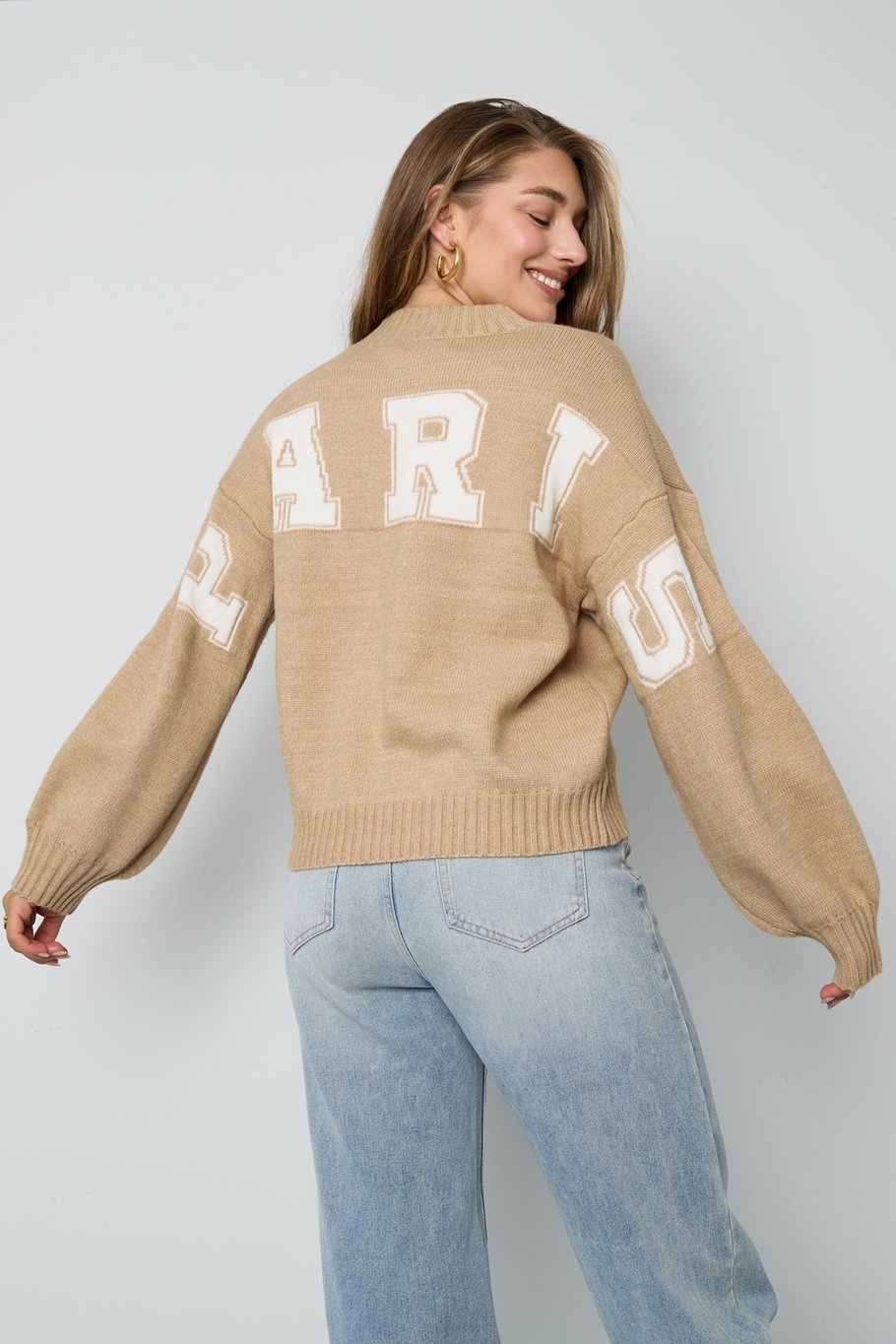 Paris Letters Sweater