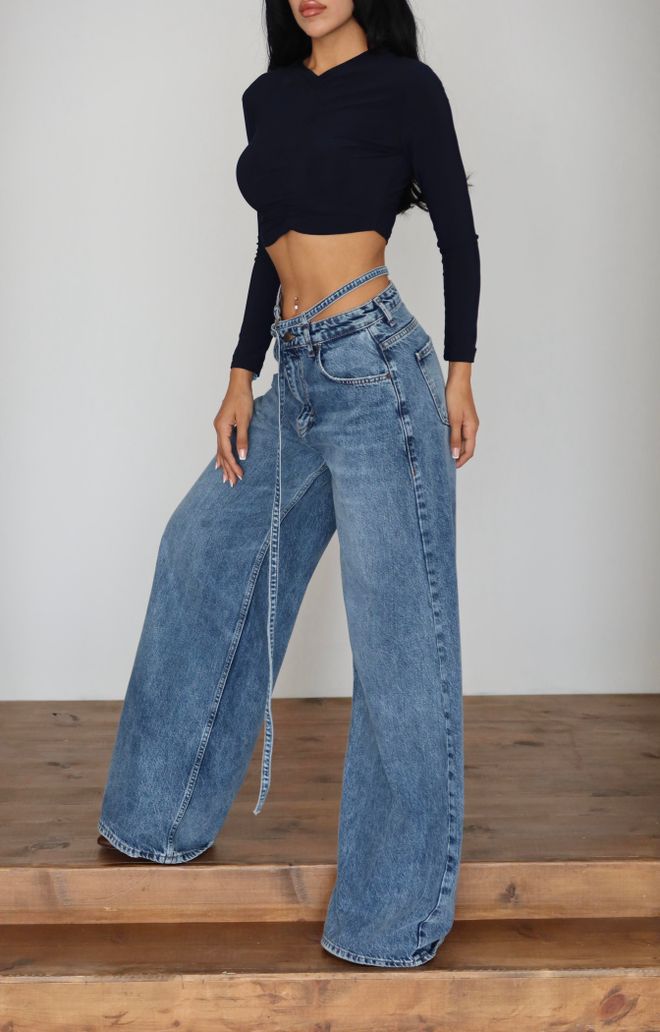 Palazzo Wijde Pijp met Waist String